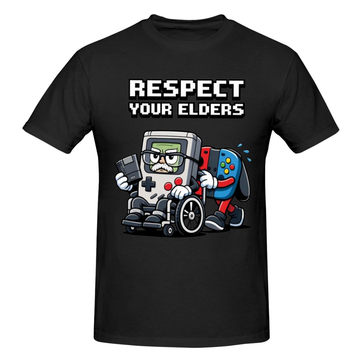 Retro Gaming In 2026 - Мужская футболка «Men Respect Your Elders»