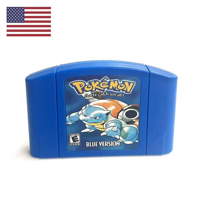 Retro Gaming Nostalgia - Игровой картридж для N64: Pokemon Blue