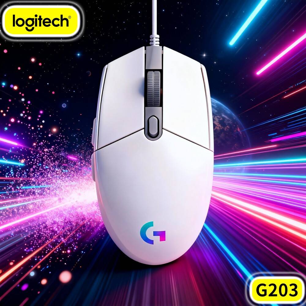Logitech Mouse G203 - Проводная игровая мышь Logitech G203 с