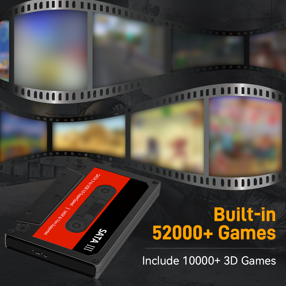 Эмулятор Batocera 500G/2T, игр – обзор и цена Retro Gaming Hdd