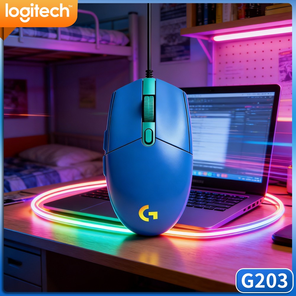 Проводная игровая мышь Logitec – обзор и цена Logitech Mouse G203