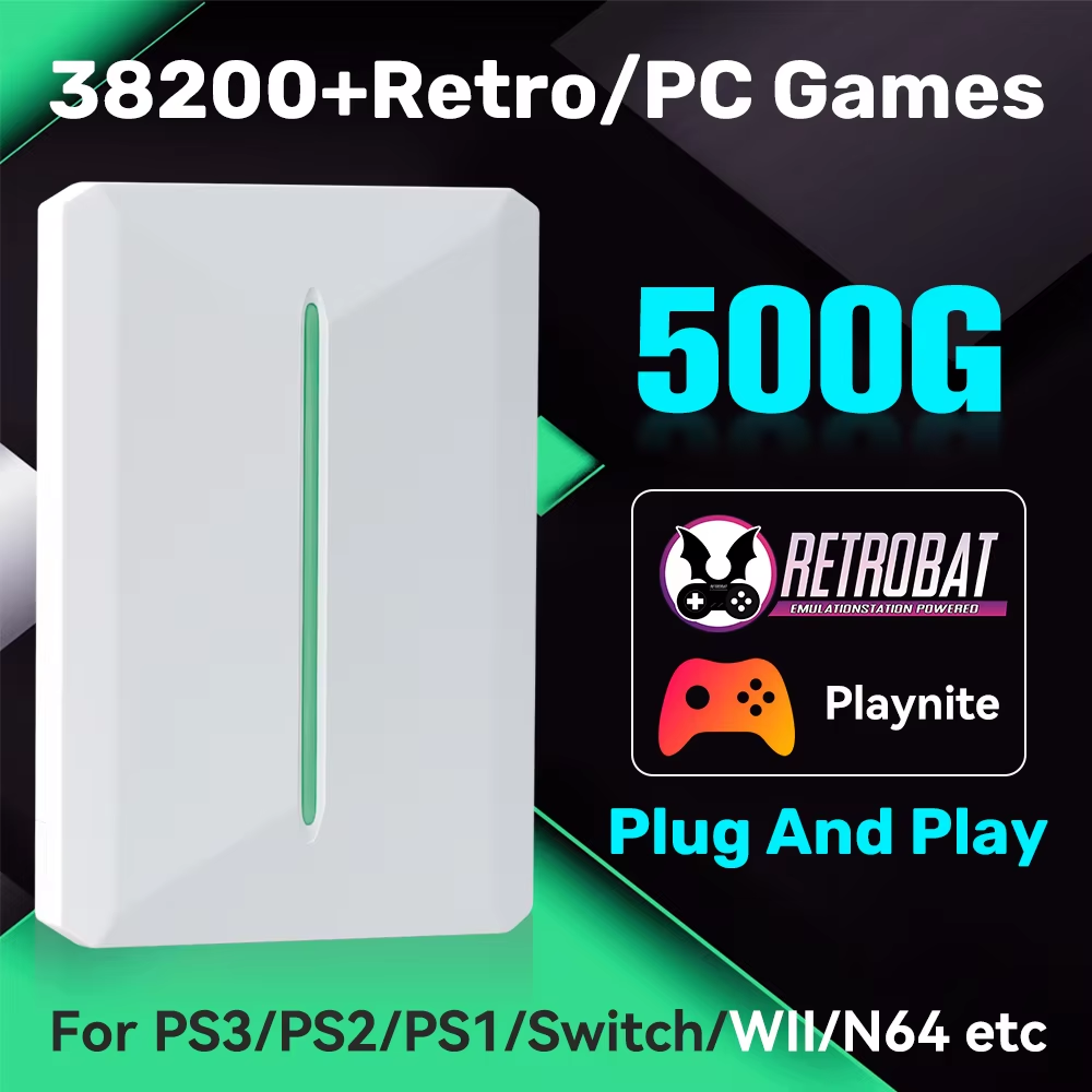Игровой жесткий диск JMachen P – обзор и цена Retro Gaming Hdd