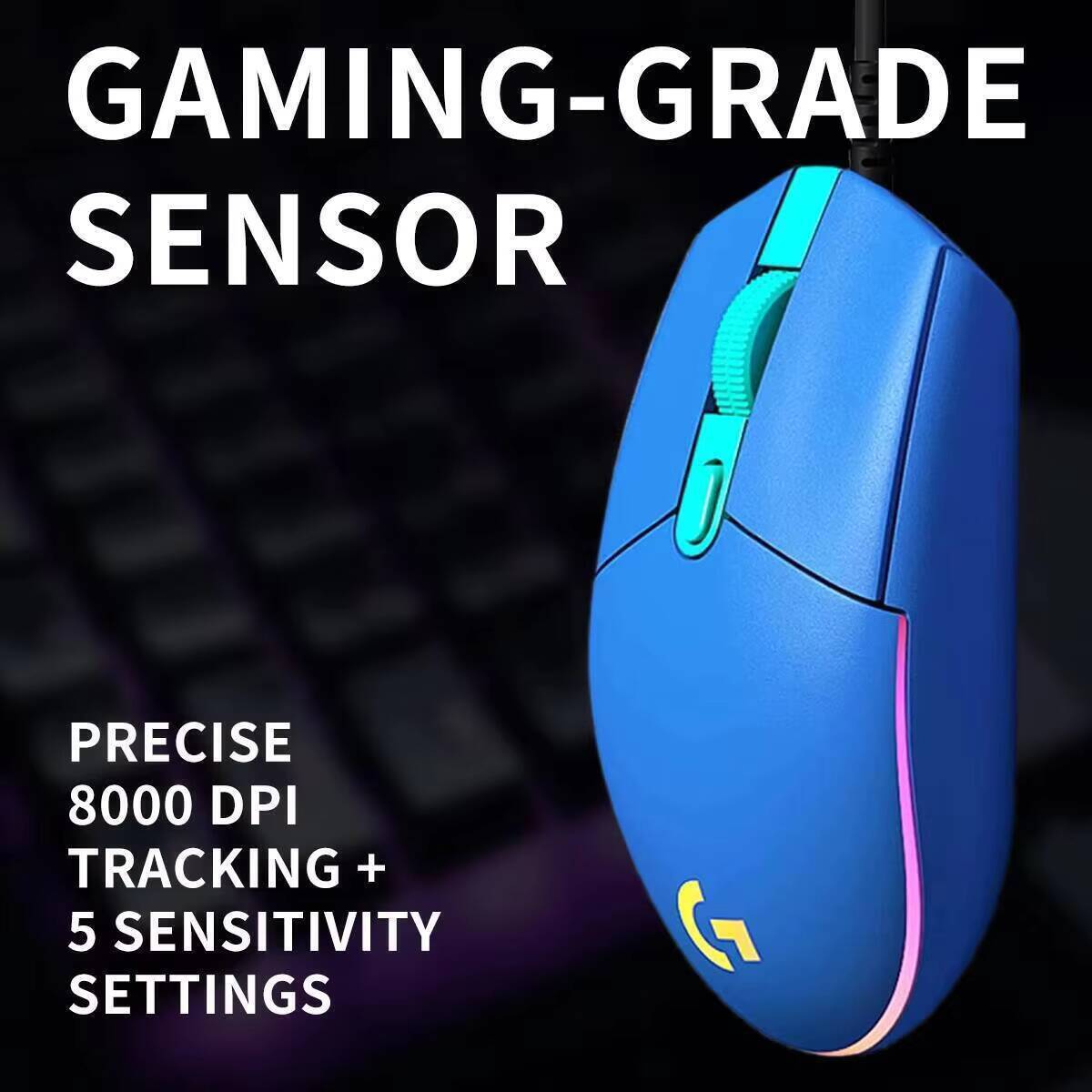 Игровая мышь Logitech G203, се – обзор и цена Logitech Mouse G203