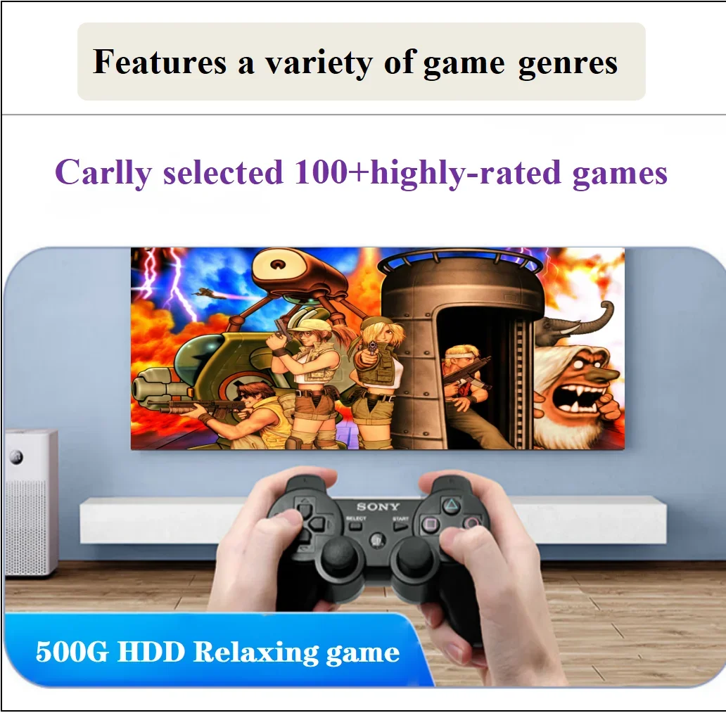 Игровая консоль ZieBuddy 500 Г – обзор и цена Retro Gaming Hdd